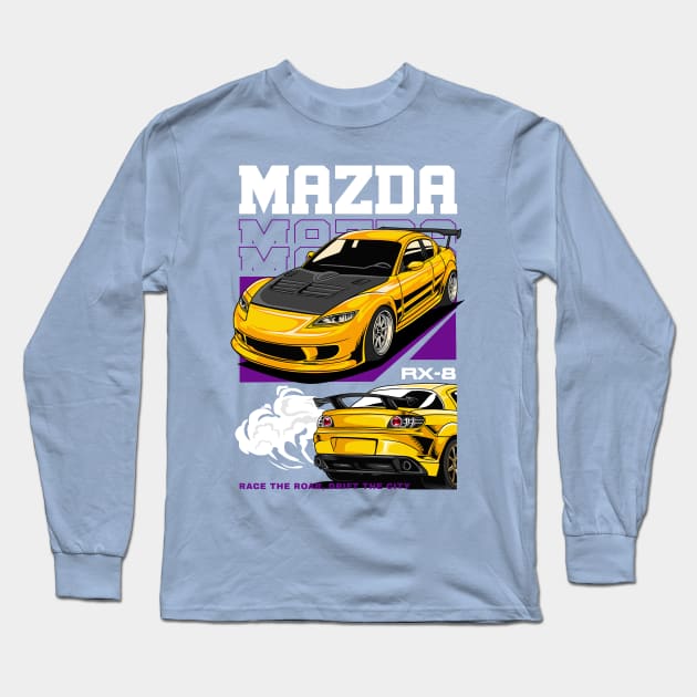 Modern RX-8 Long Sleeve T-Shirt by Harrisaputra